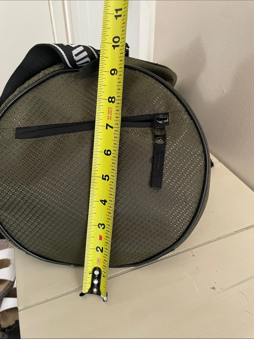 Puma Olive Green Men’s Duffel Bag with Branded Strap